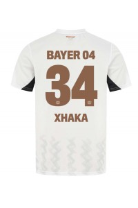 Fotbalové Dres Bayer Leverkusen Granit Xhaka #34 Venkovní Oblečení 2024-25 Krátký Rukáv